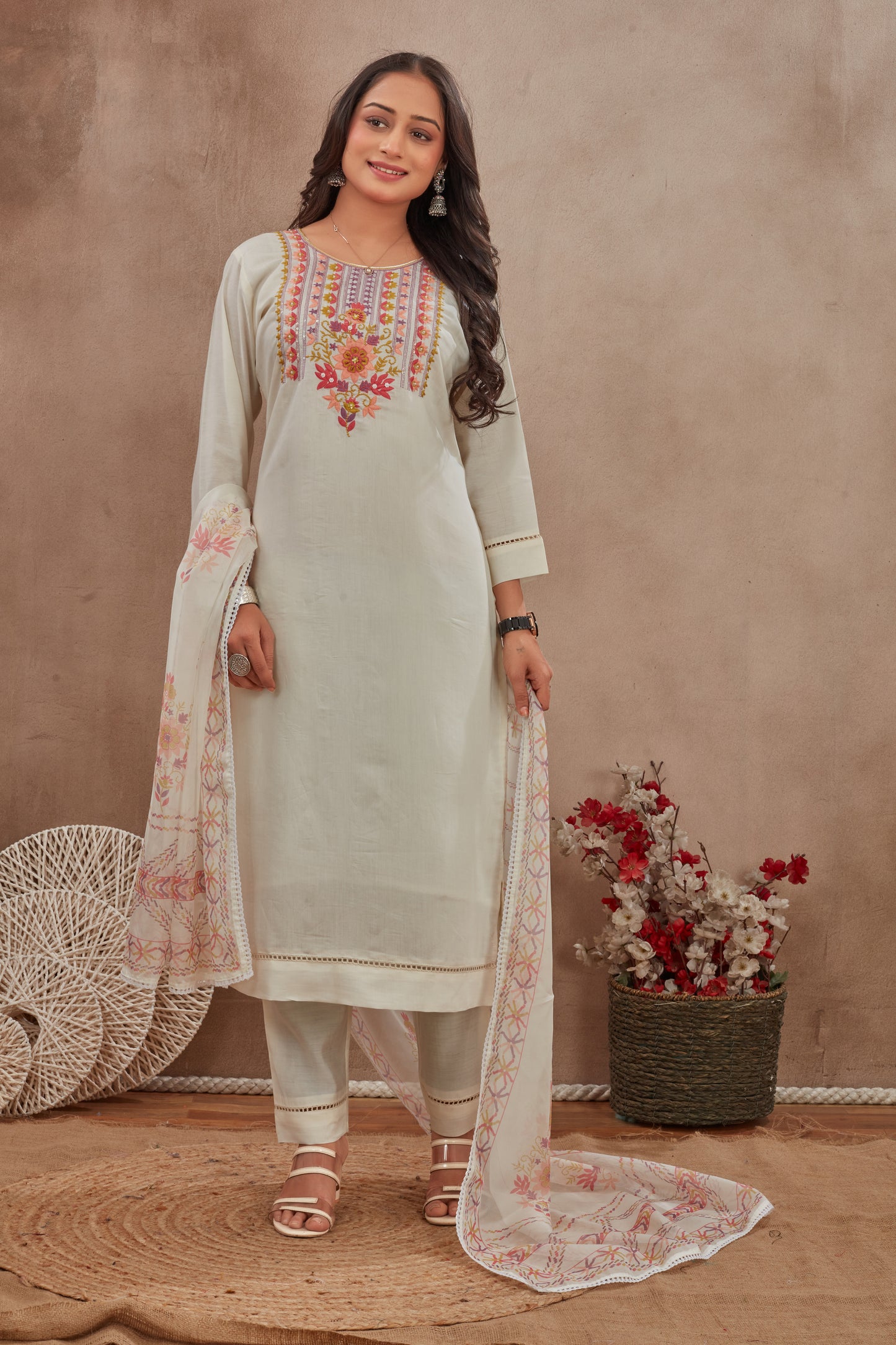 Roman Silk Kurta Set